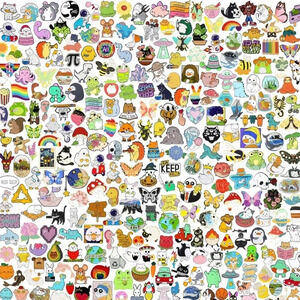 20 pcs Cute Mixed Enamel Pins Bulk Set, Funny Plant Anime Lapel Badges, Cartoon